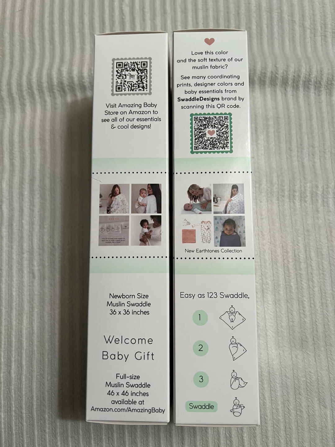 Amazing Baby Muslin Swaddle Blankets 2 Count - photo 2