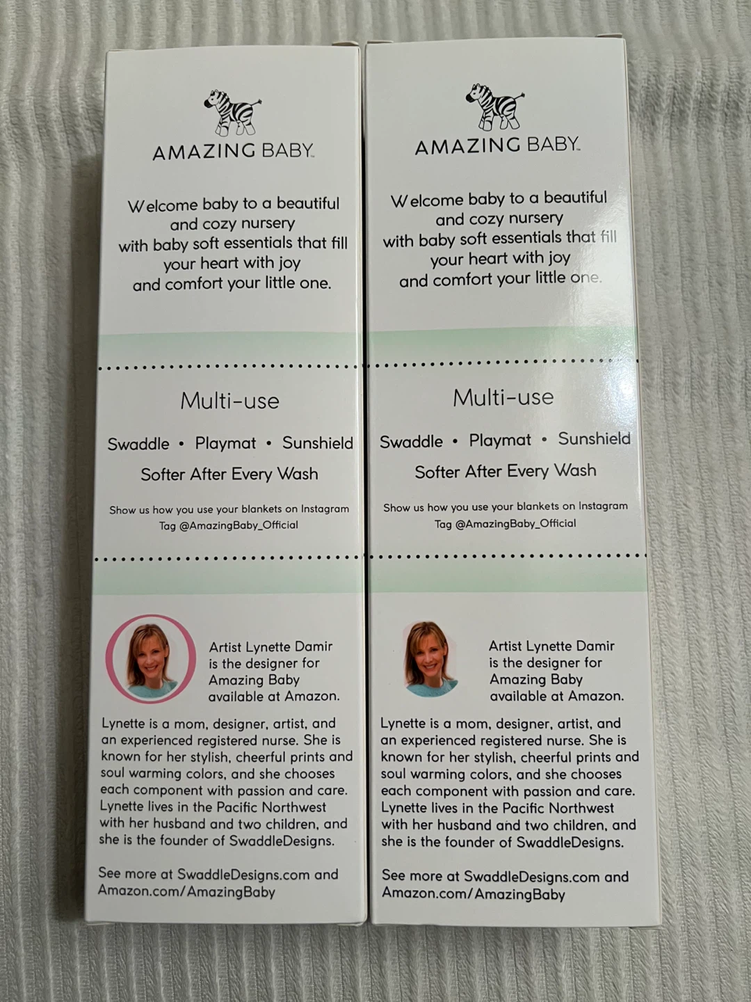 Amazing Baby Muslin Swaddle Blankets 2 Count - photo 3