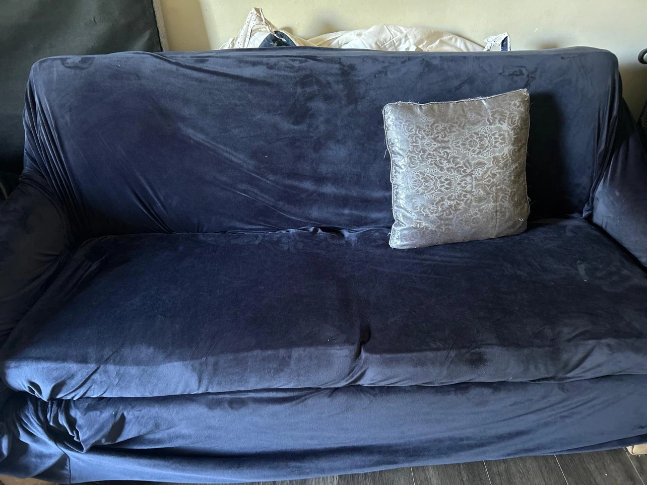 Sofa Bed with Floral Mattress
