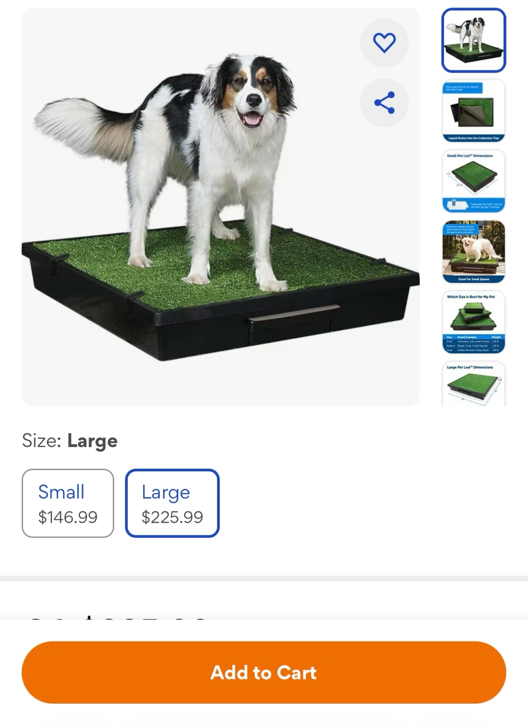 PetSafe Pet Loo Portable Dog Potty Large