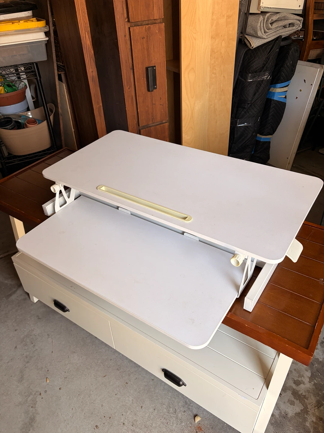 Fezibo White Standing Desk Converter - photo 4