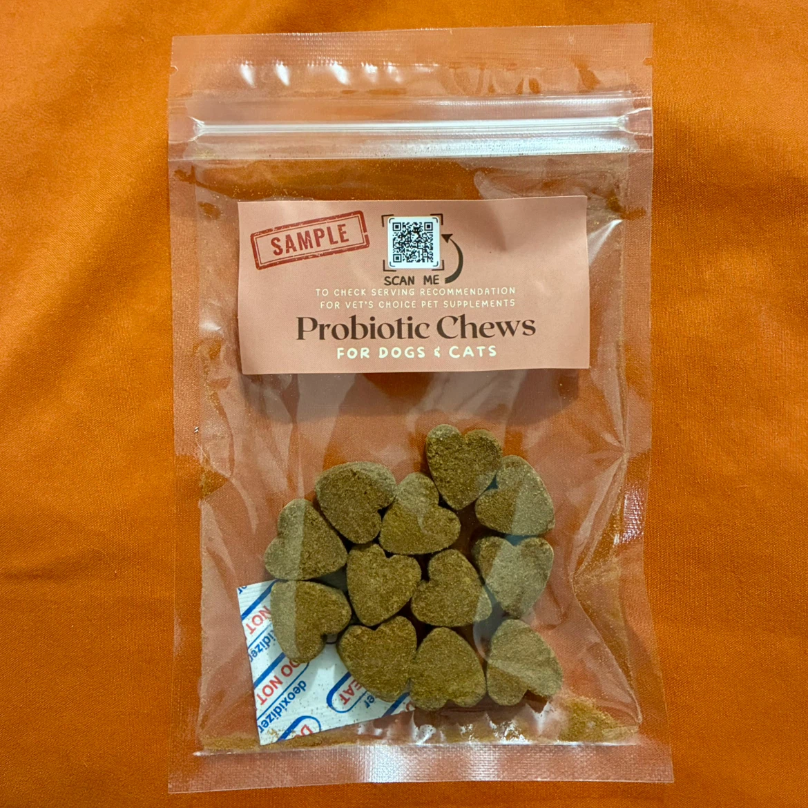 Vet's Choice Probiotic Chews for Dogs & Cats (Sample)
