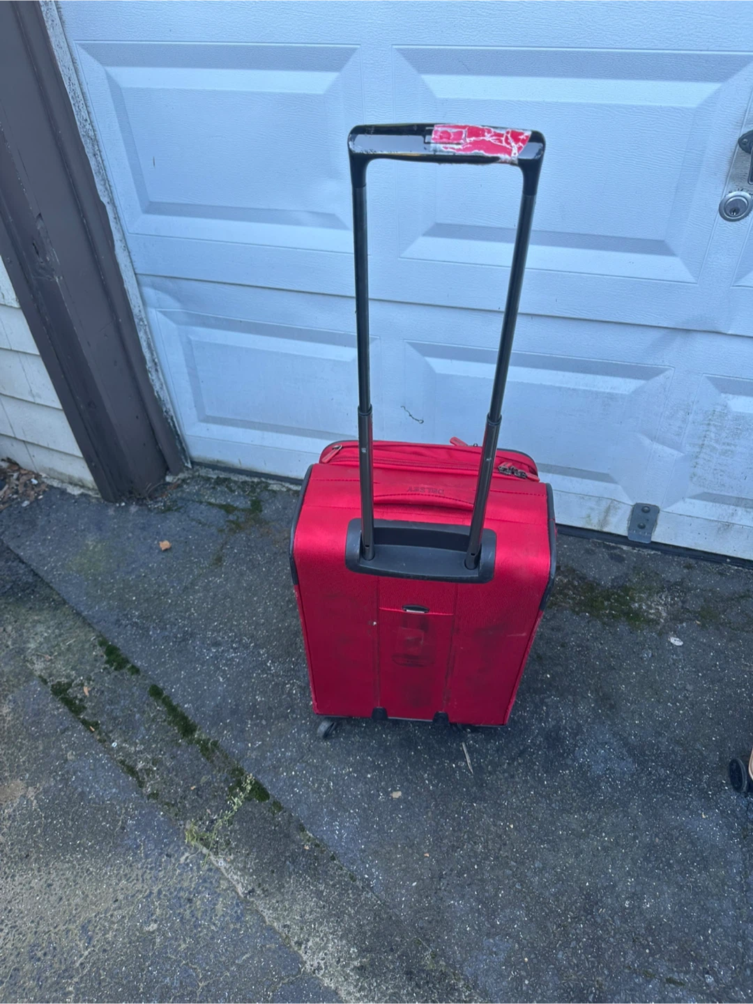 Red Rolling Suitcase