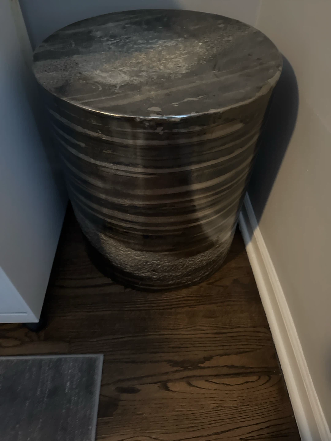 Round Metal Side Table