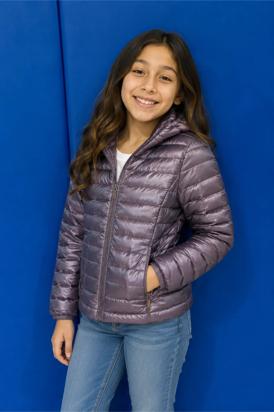 Calvin Klein Packable Puffer Jacket XS Purple - photo 5