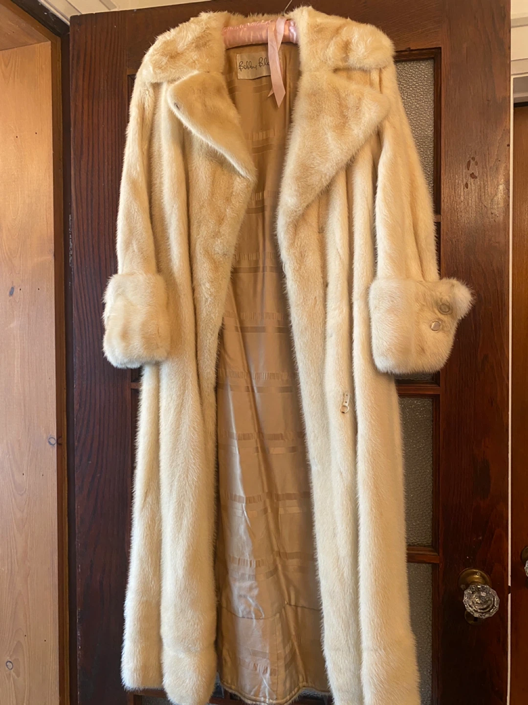 Bobby Bloom cream fur coat - photo 2