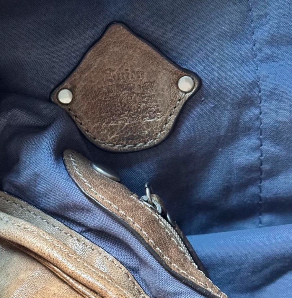 Juicy Couture Vintage Brown Leather Shoulder Bag - photo 3