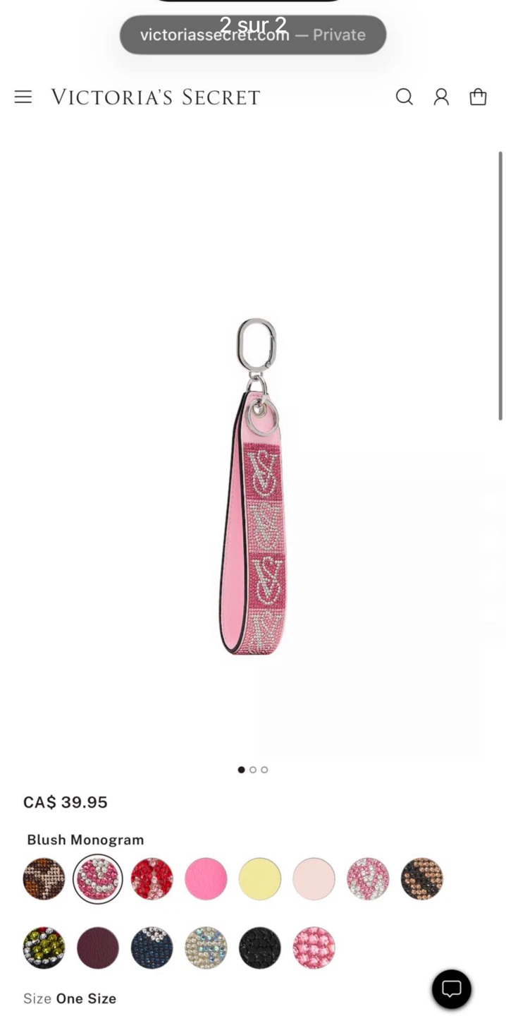 Victoria Secret keychain - photo 2
