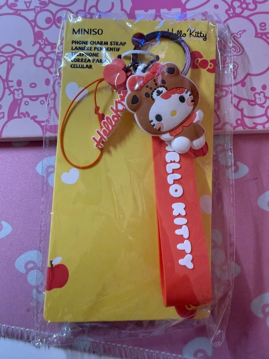 Miniso Hello Kitty Cute Phone Charm Strap