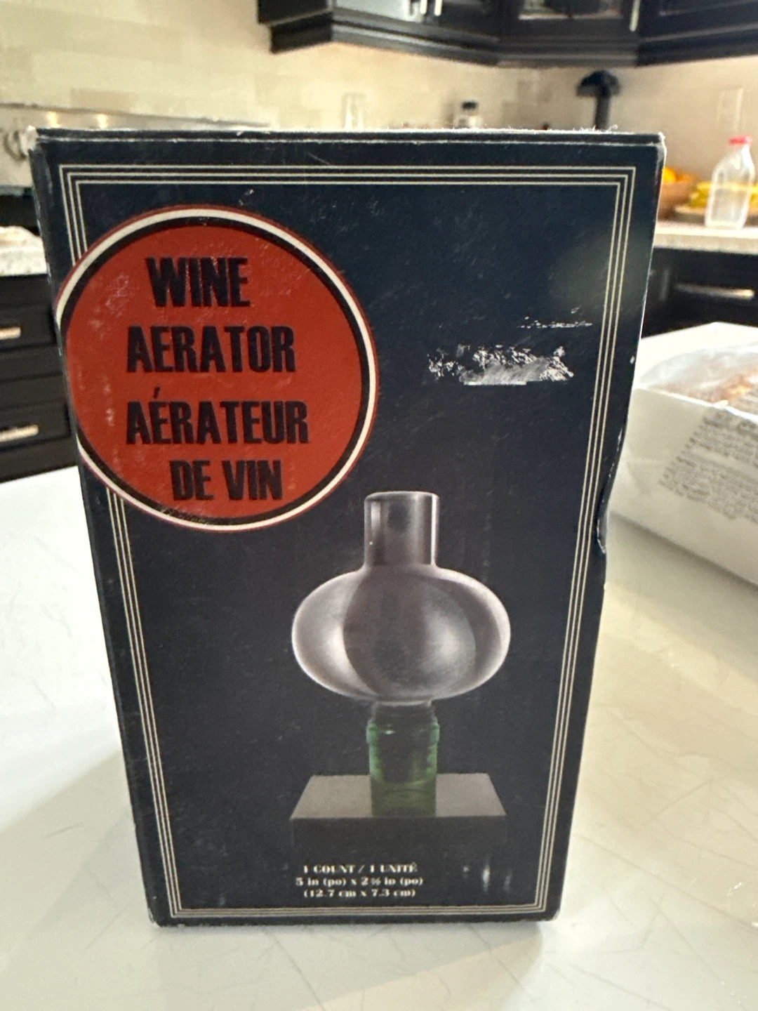Clear Glass Wine Aerator