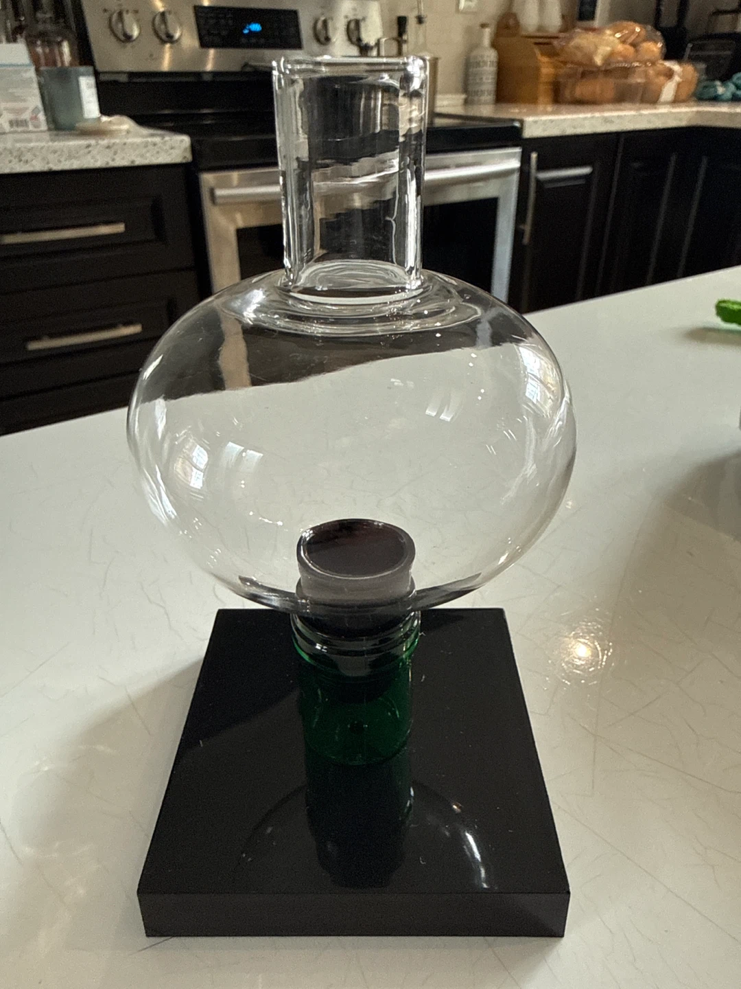 Clear Glass Wine Aerator - photo 3