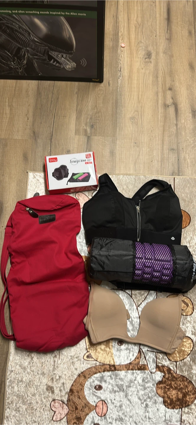 Black Sports Bra & Tan Bra Bundle