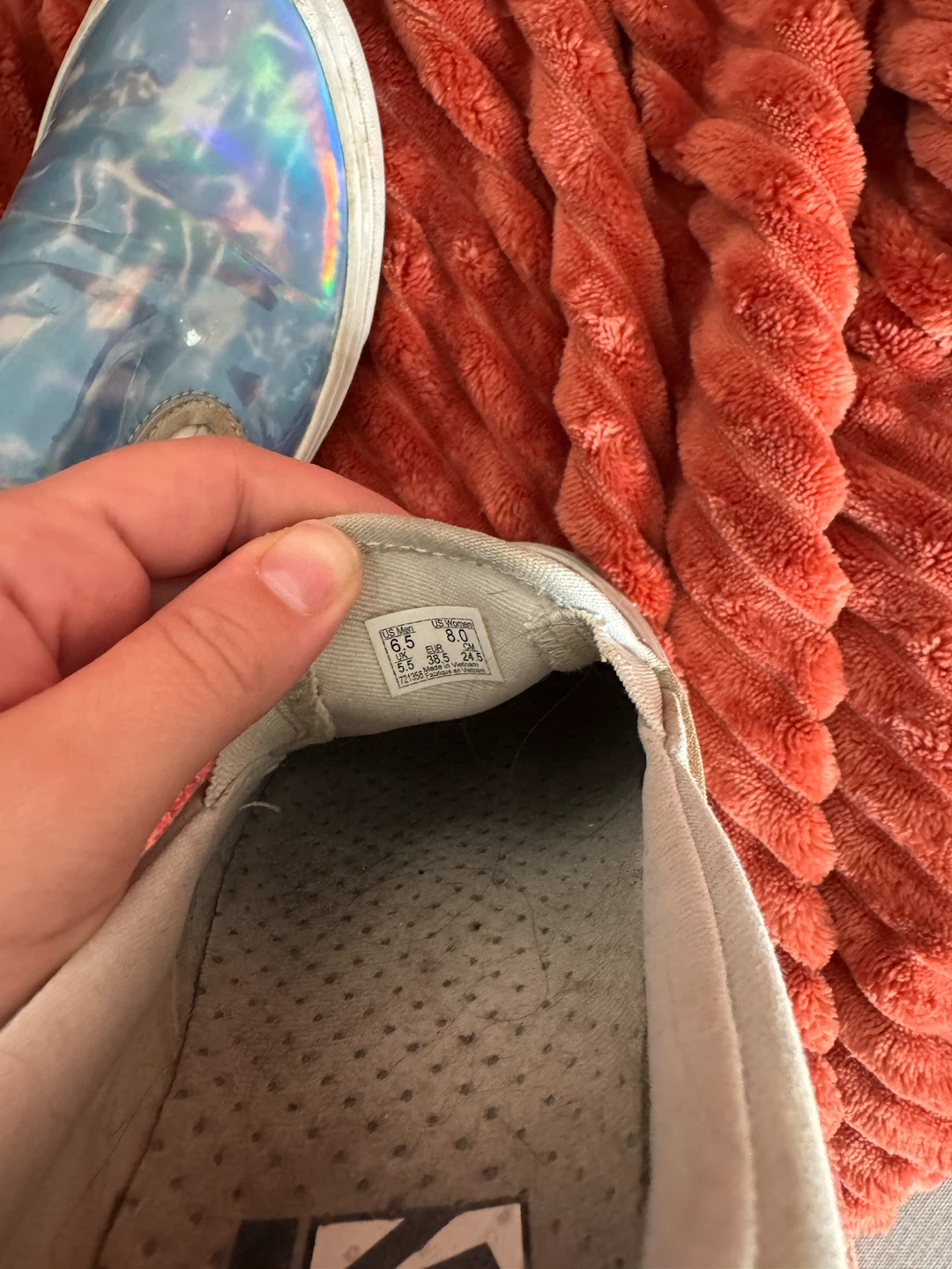 Vans ComfyCush Iridescent Slip-On Shoes Women's 8 - photo 2