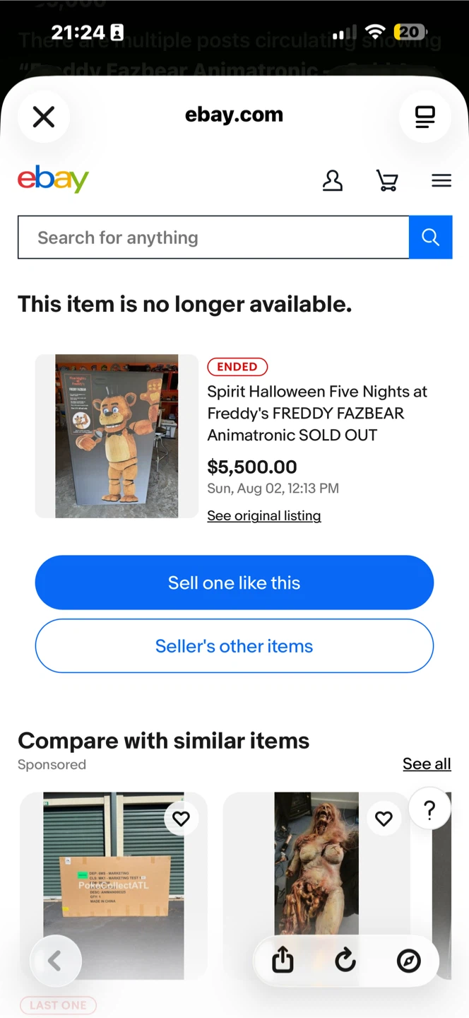 Freddy Fazbear Animatronic  NO LOWBALLERS - photo 4