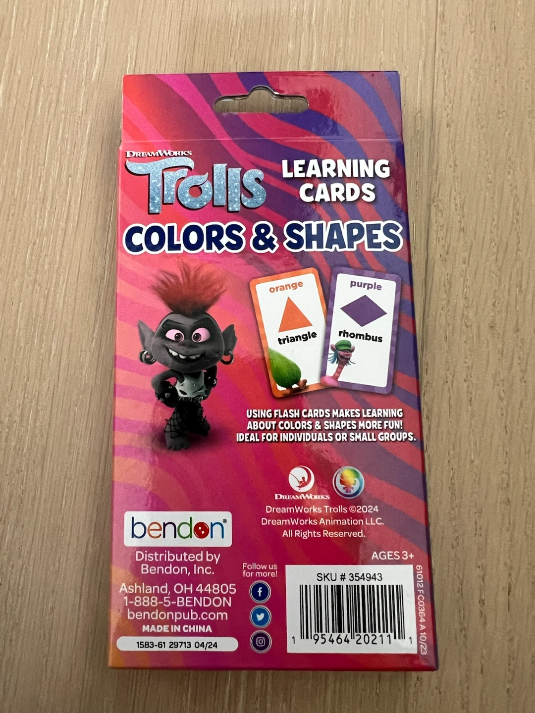 DreamWorks Trolls Learning Cards - Colors & Shapes - photo 2