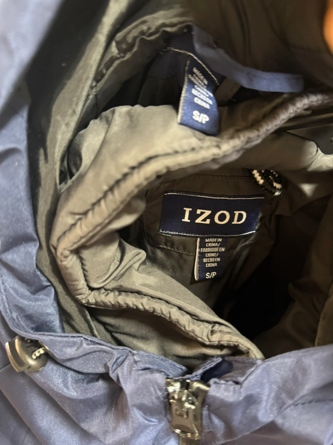 IZOD Men's Blue Hooded Jacket - photo 3