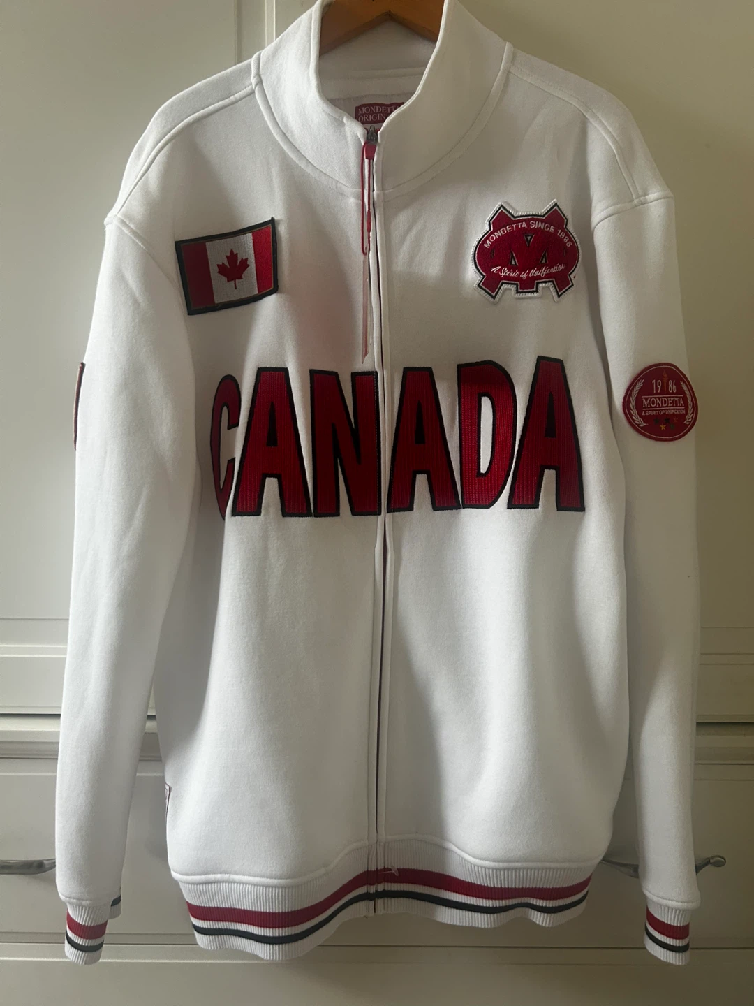 NWT Mondetta Originals Canada The Pitch World Jacket