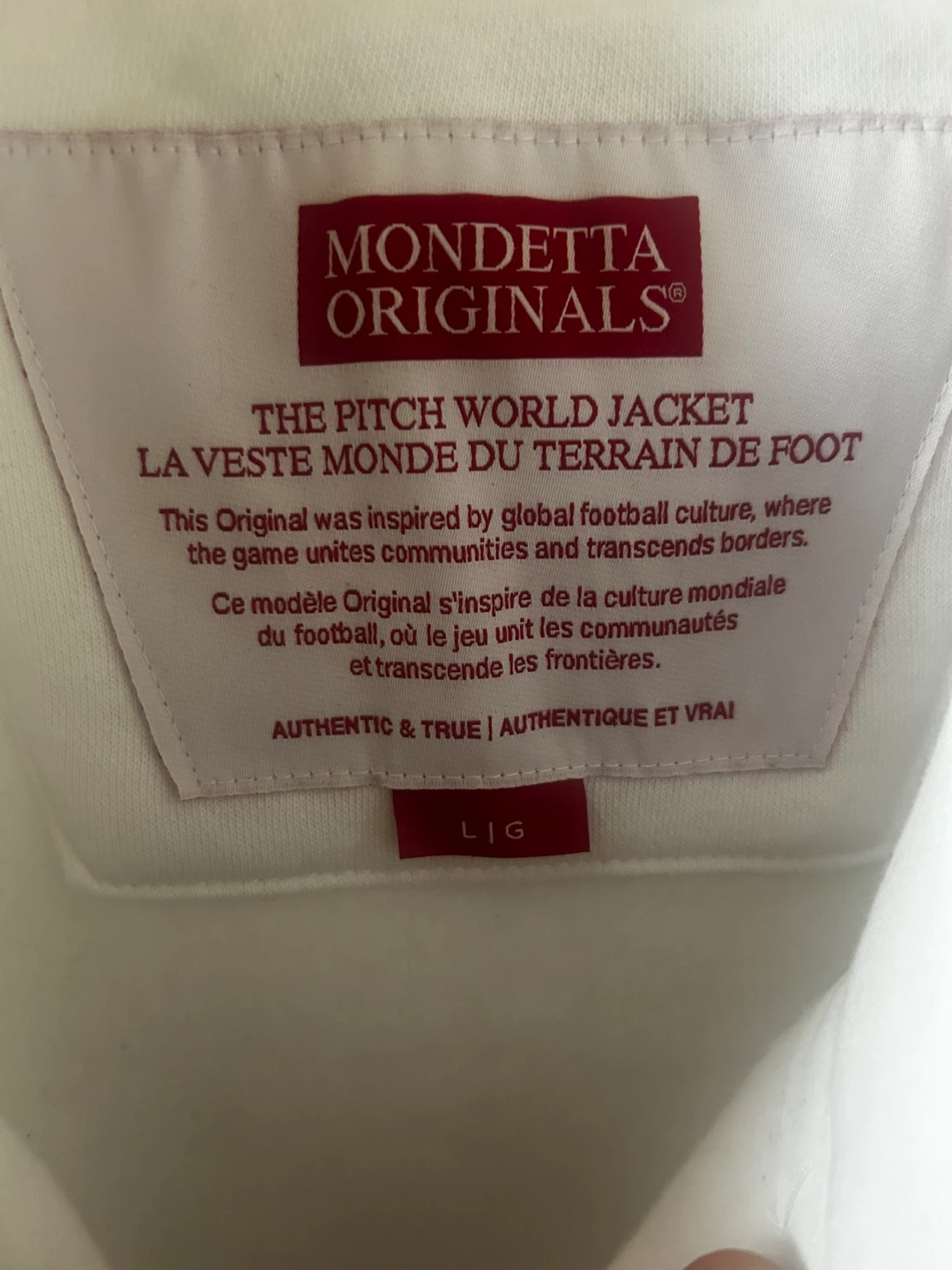 NWT Mondetta Originals Canada The Pitch World Jacket - photo 2