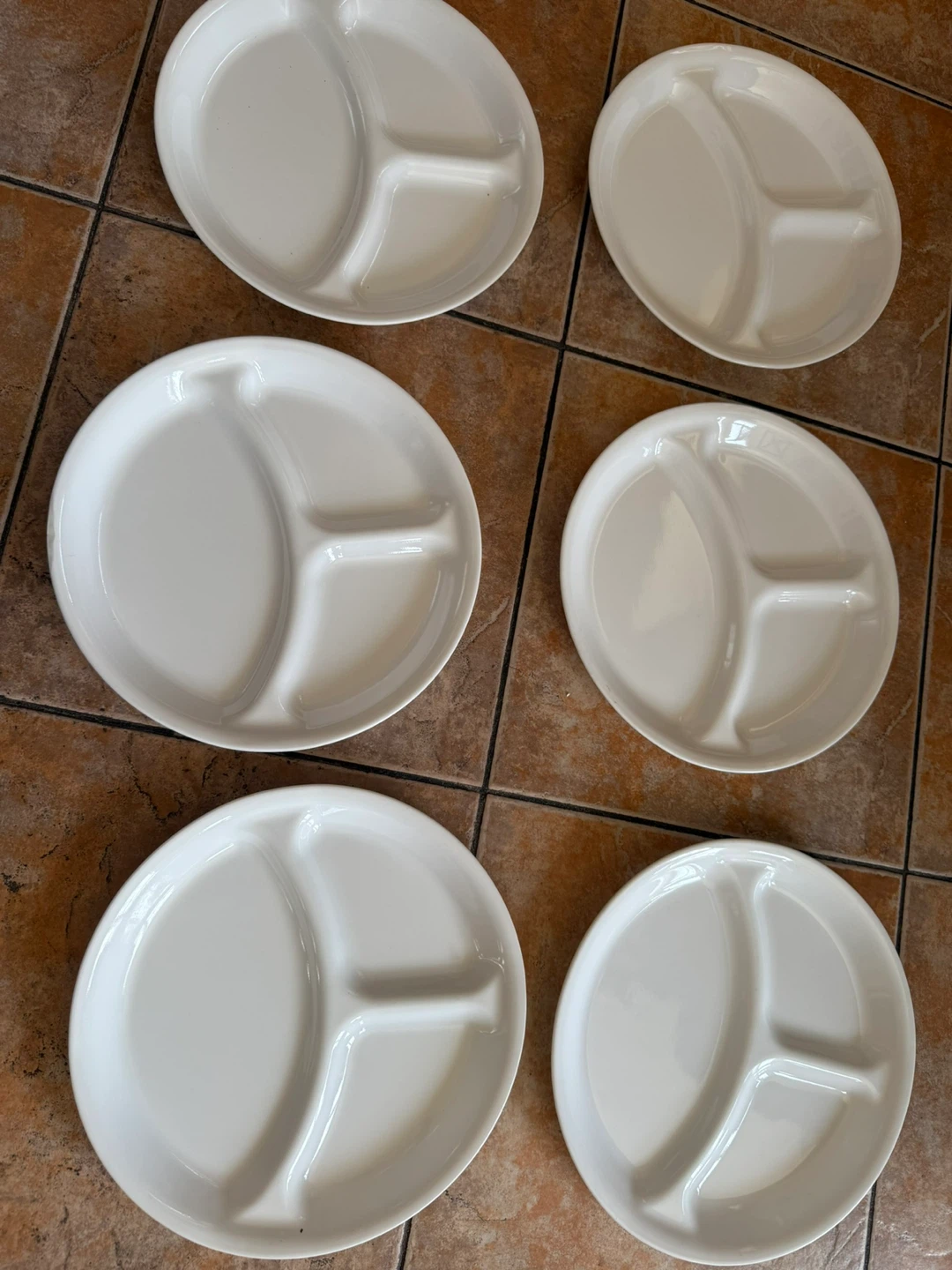 Corelle 6 Piece Divided Plates Set