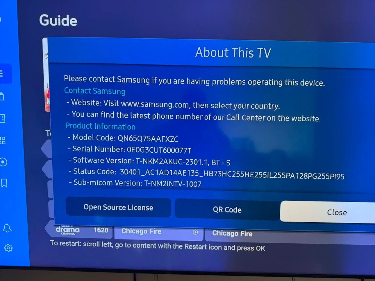 Samsung 65 inch QLED 4K TV - photo 2