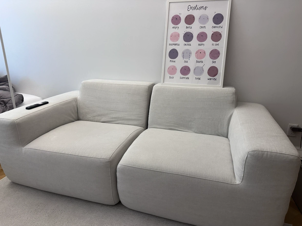 White Modular Sofa