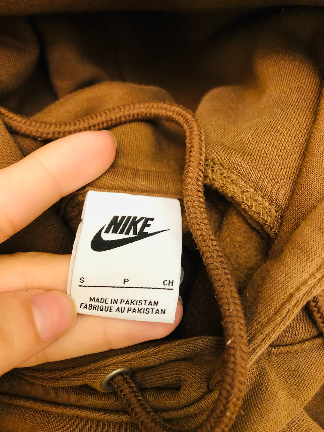 Nike Brown Hoodie Size S - photo 3