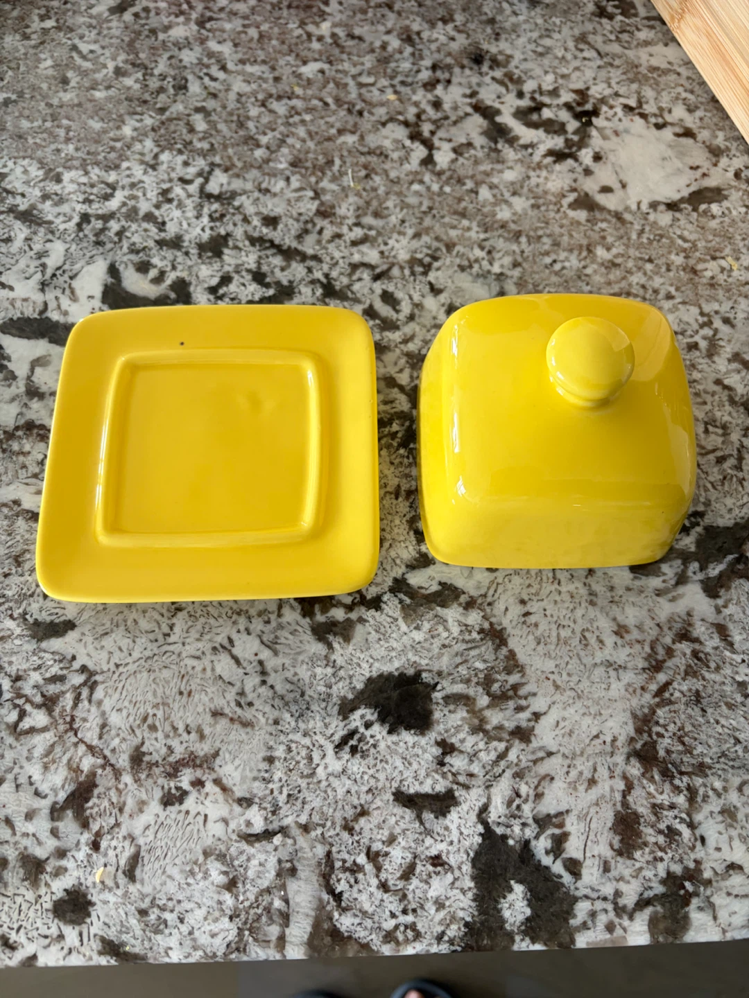 Butter Dish Yellow - photo 2
