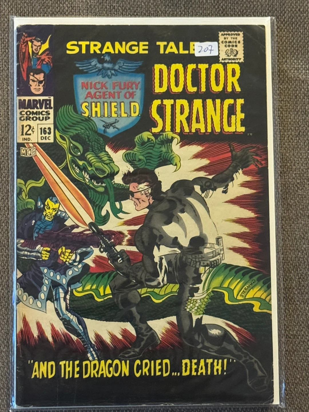 Doctor Strange Comic Strange Tales #163 Marvel 1967