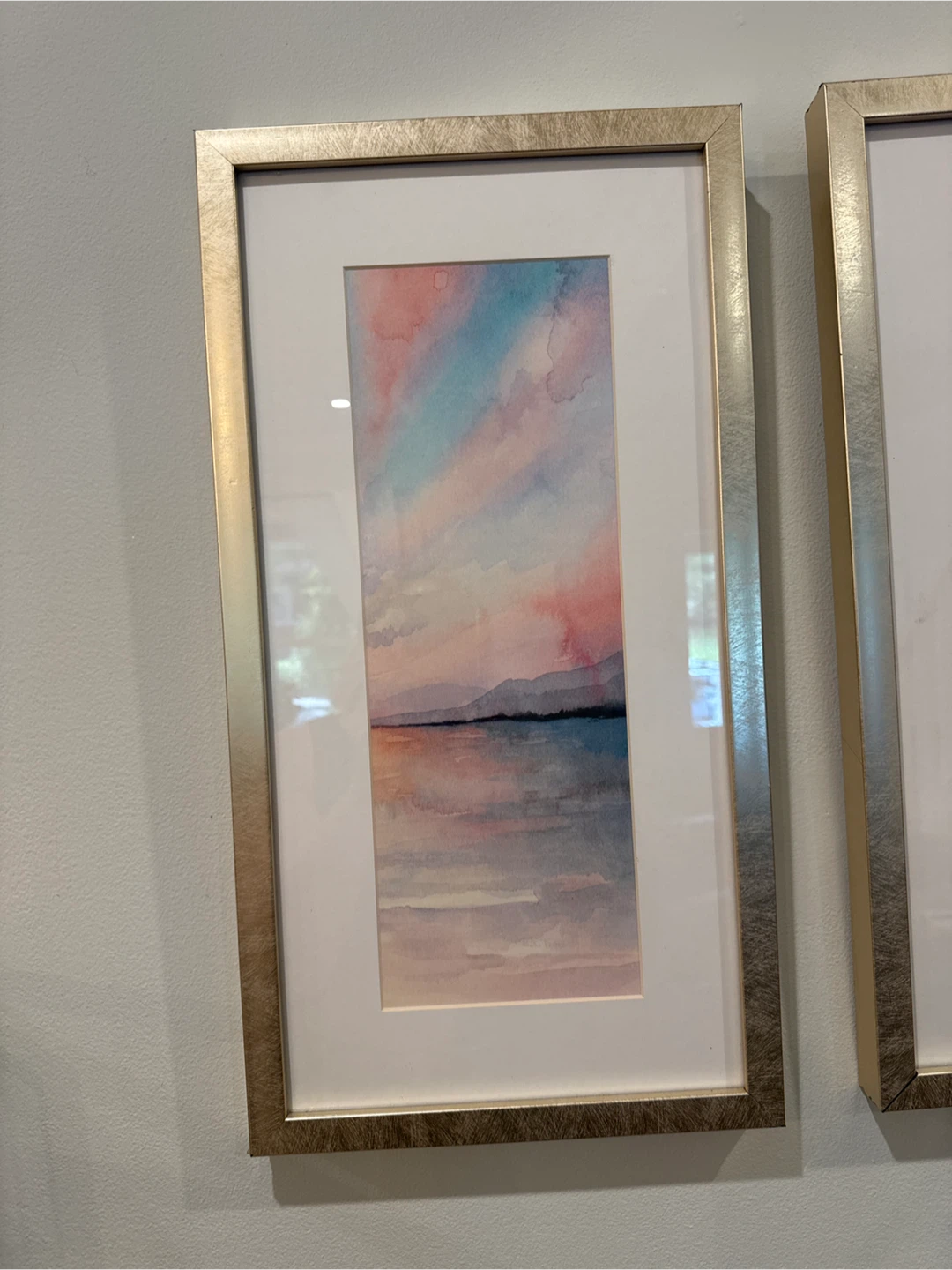 Framed Watercolour Landscape Art Prints - photo 2