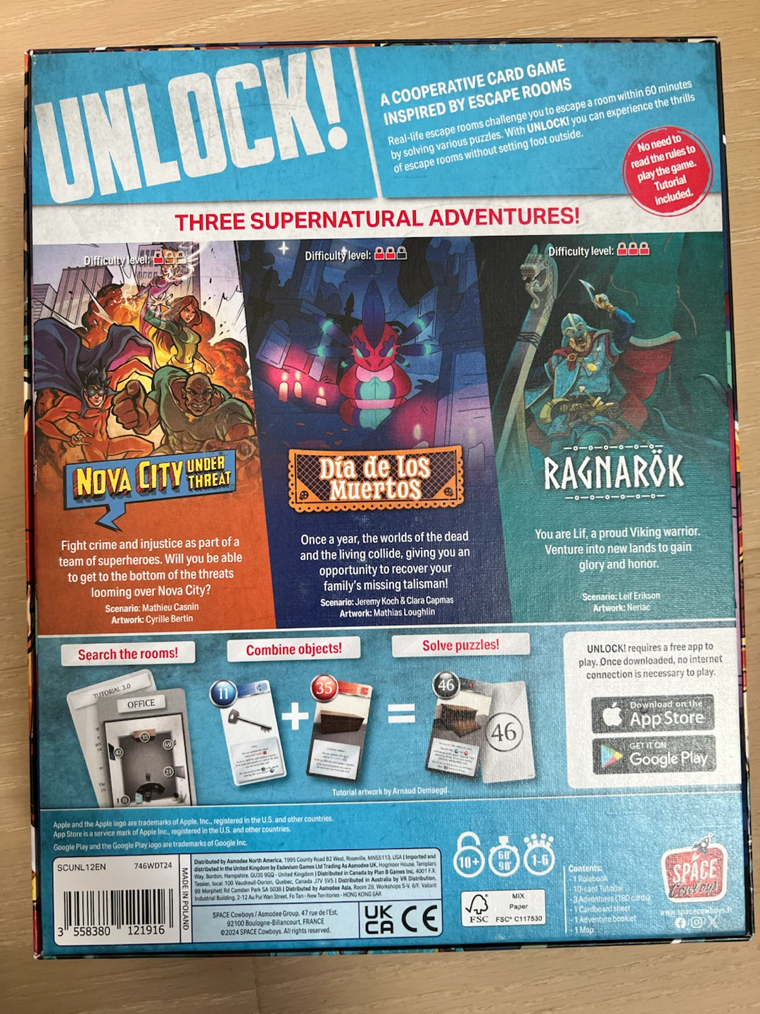 Unlock! Supernatural Adventures Board Game - photo 2