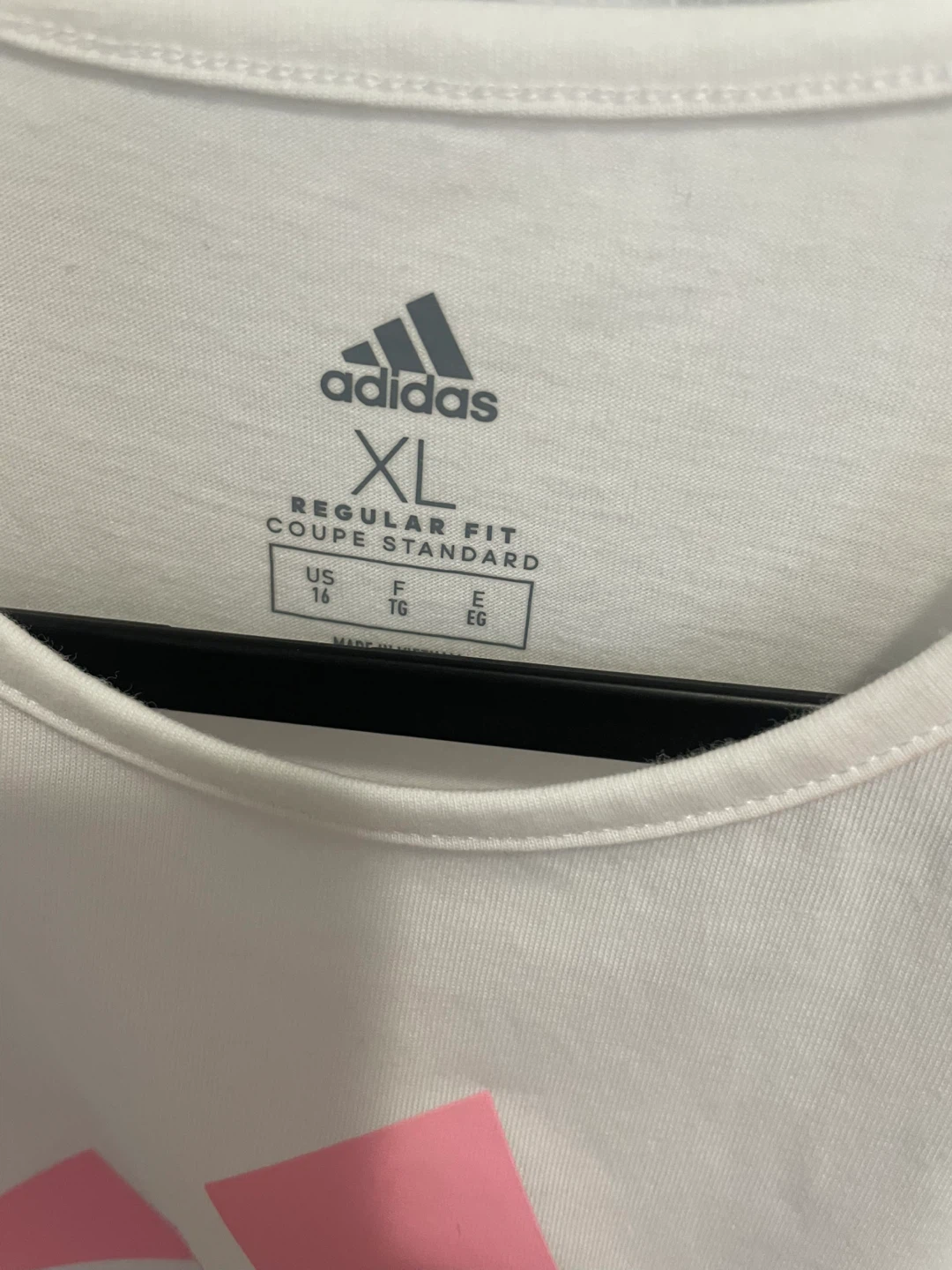 Kids Adidas Women's White T-Shirt XL - photo 2