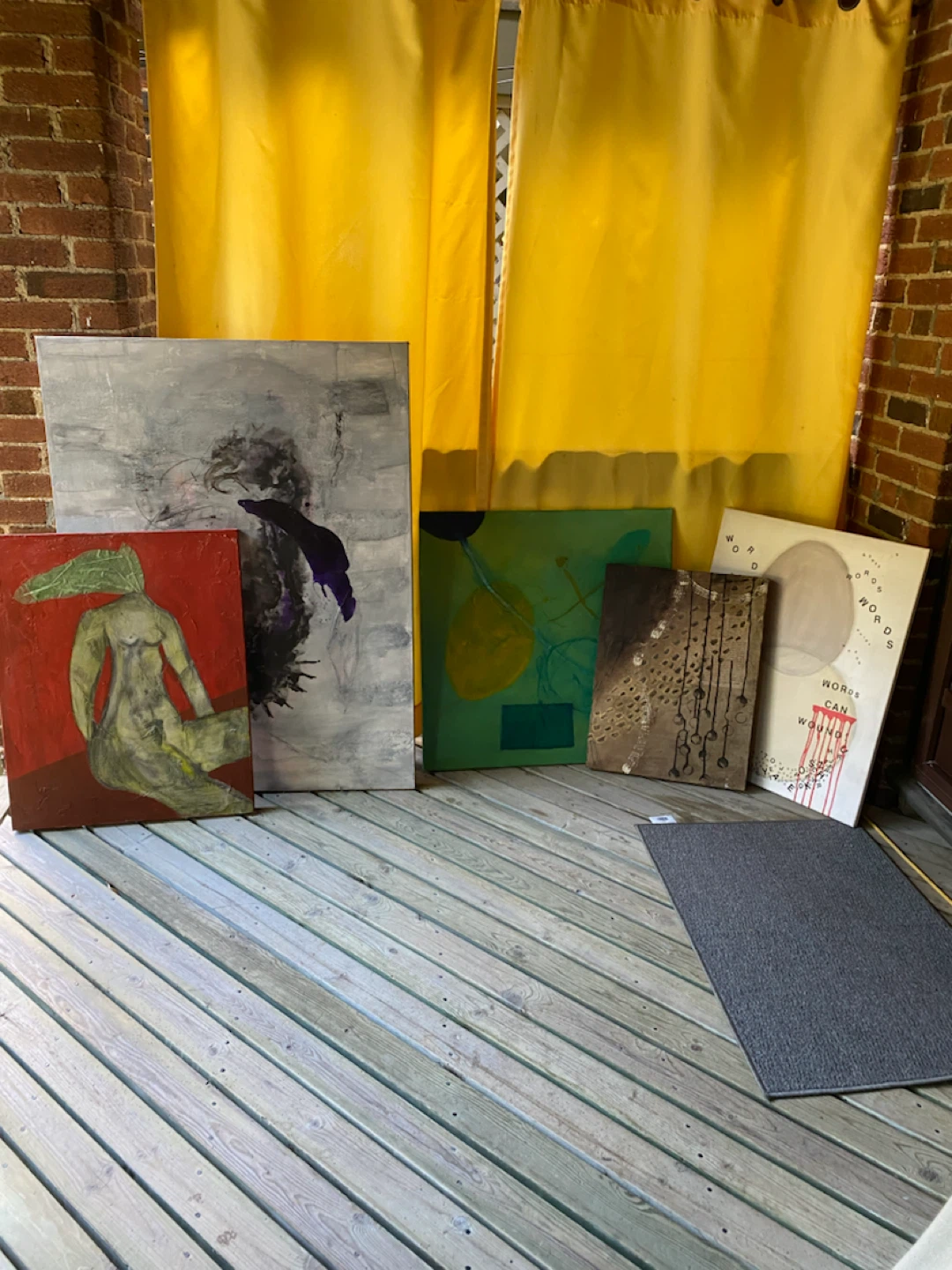 Collection of 5 Original Art Paintings
