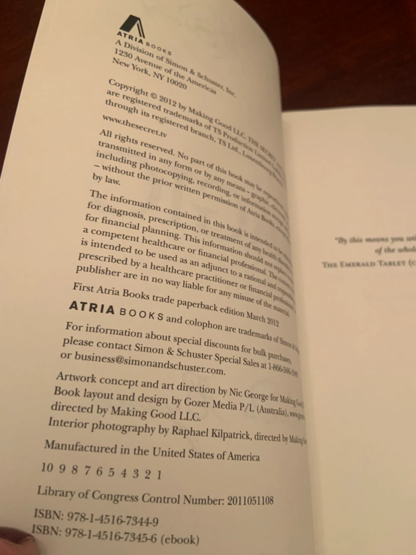 The Magic by Rhonda Byrne Book - photo 4