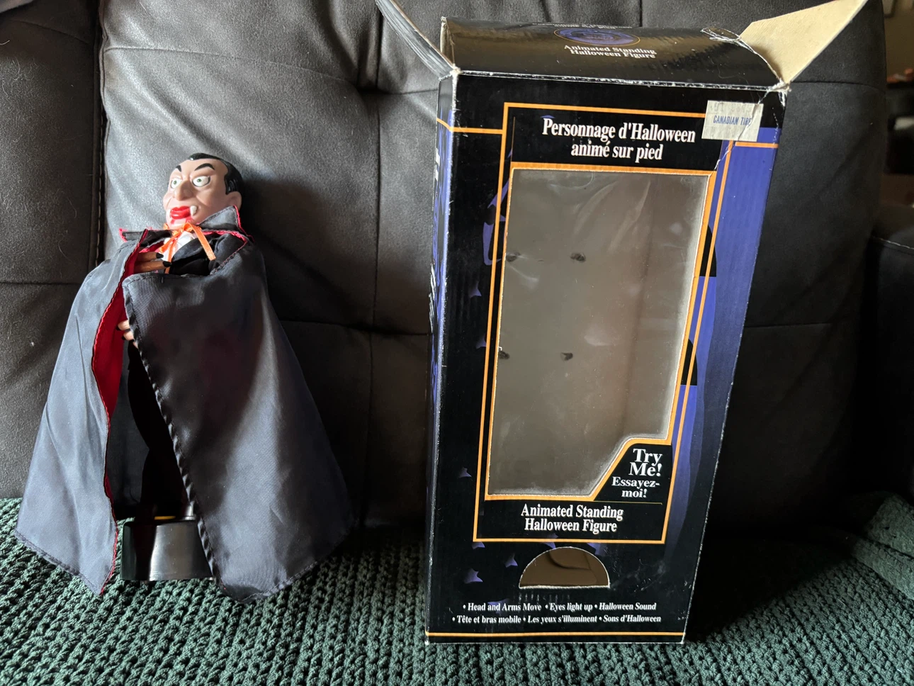 1993 Dracula Figure for Halloween - Vintage, original box - photo 3