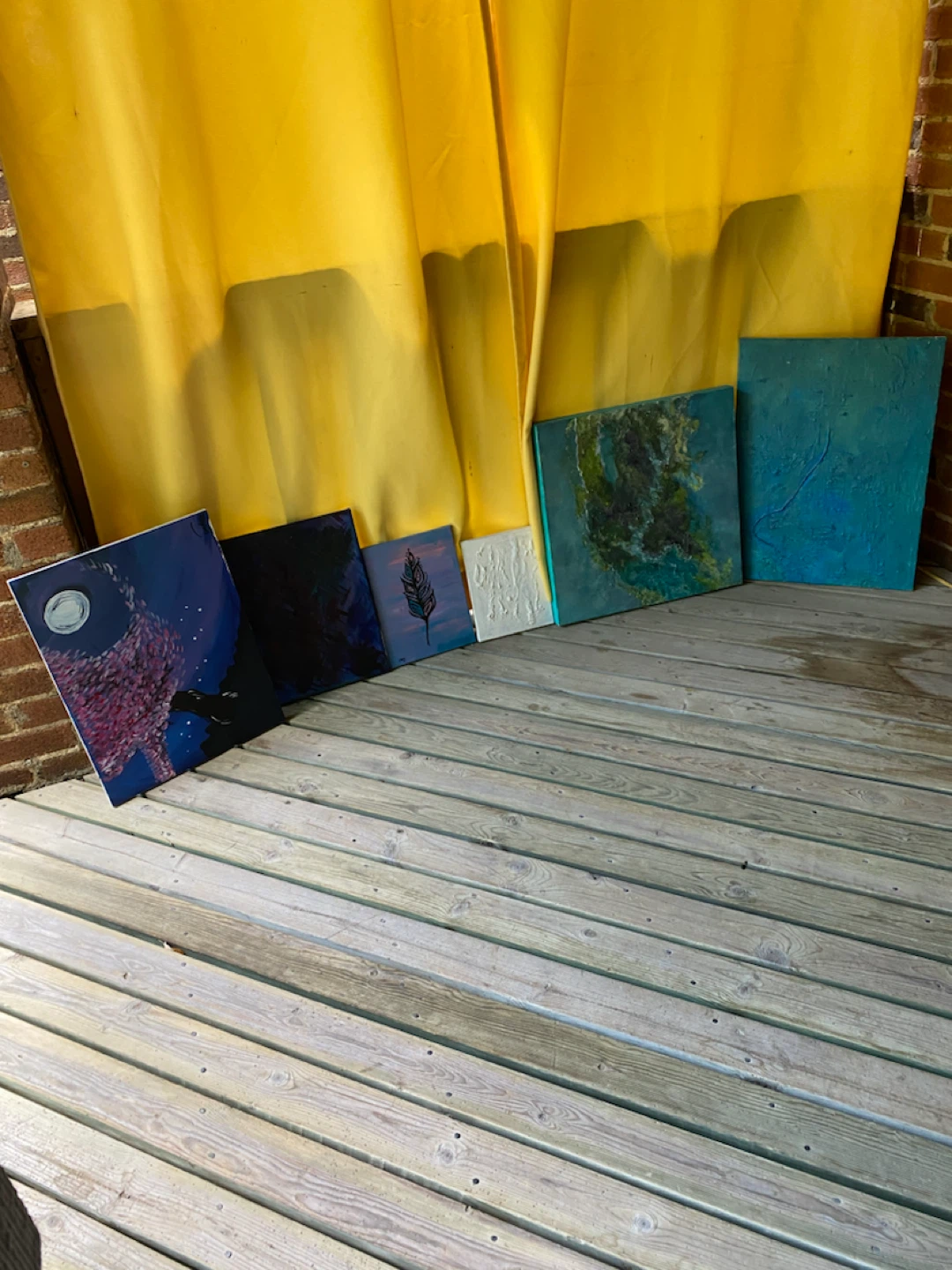 Collection of 7 original paintings