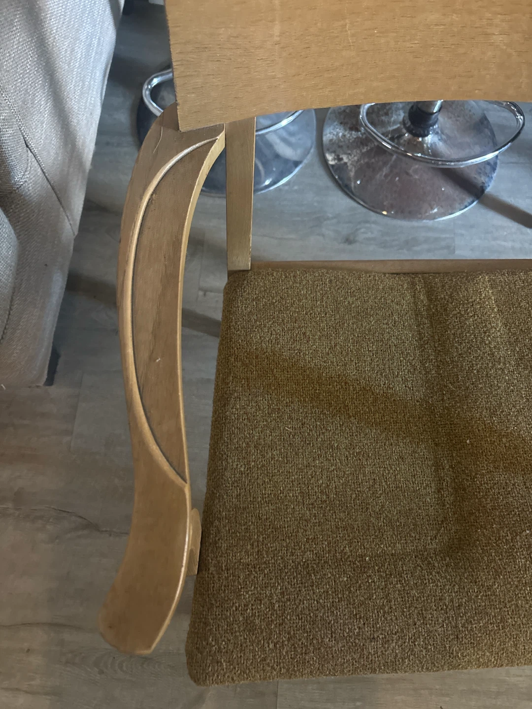 Vintage wood chair best offer - photo 3