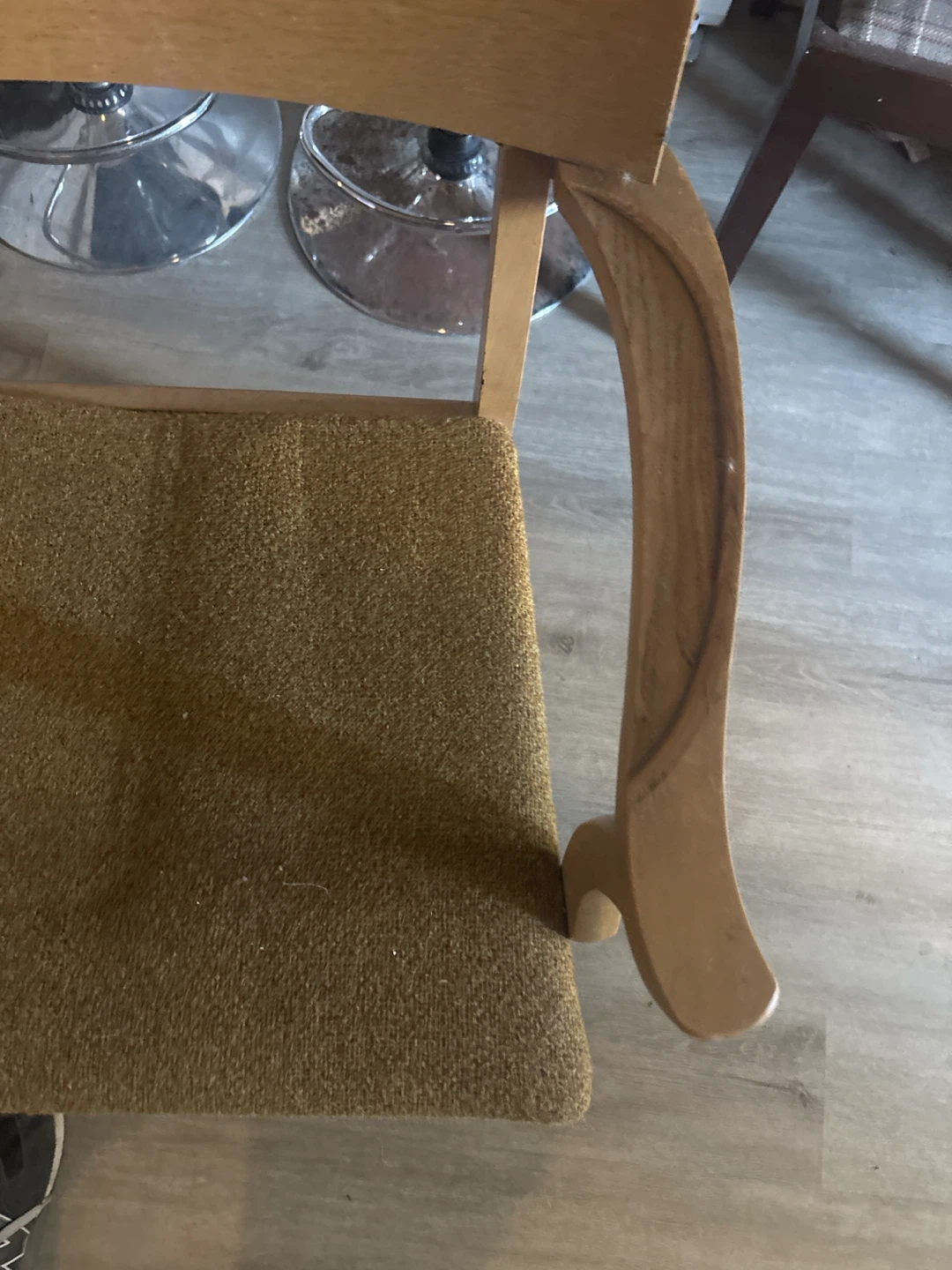 Vintage wood chair best offer - photo 4