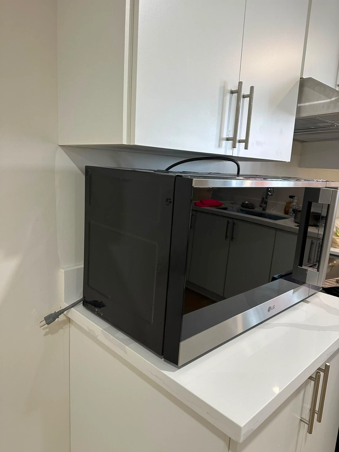 Over the range LG Microwave