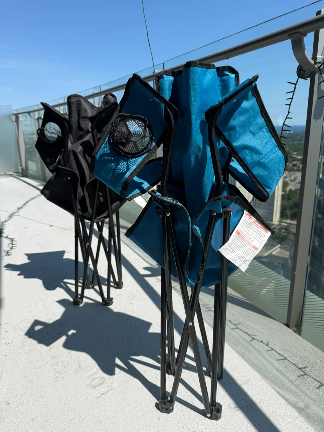 Ozark Trail Camping Chairs (2 Pack) - Blue & Black - photo 2