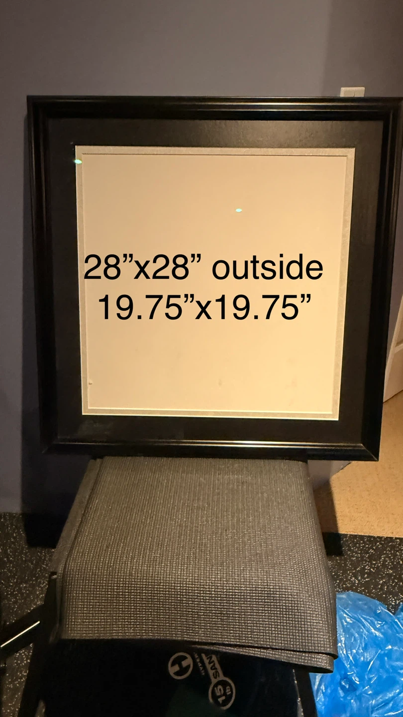 Custom black frame