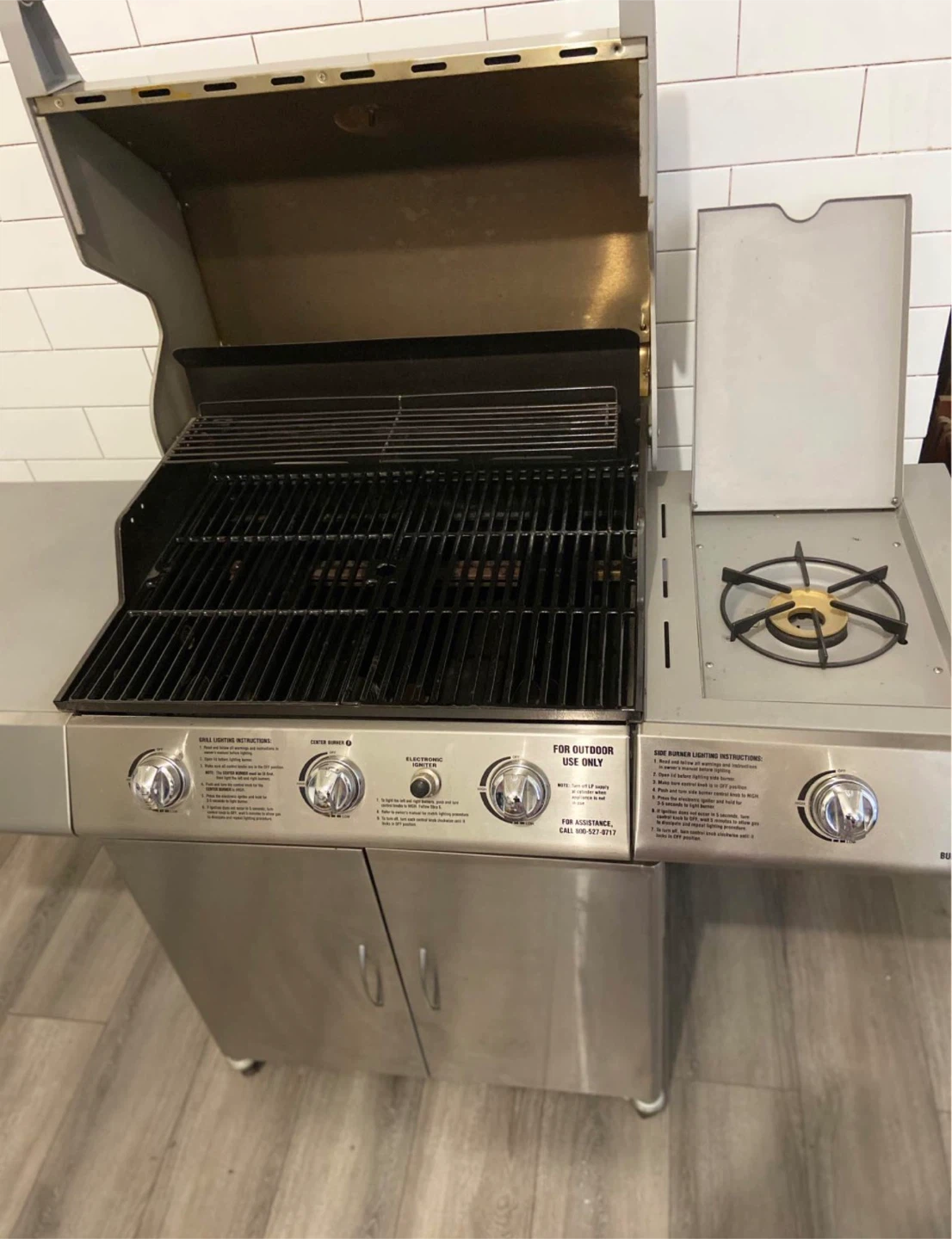 Char-Broil Gas Grill with Side Burner - photo 3
