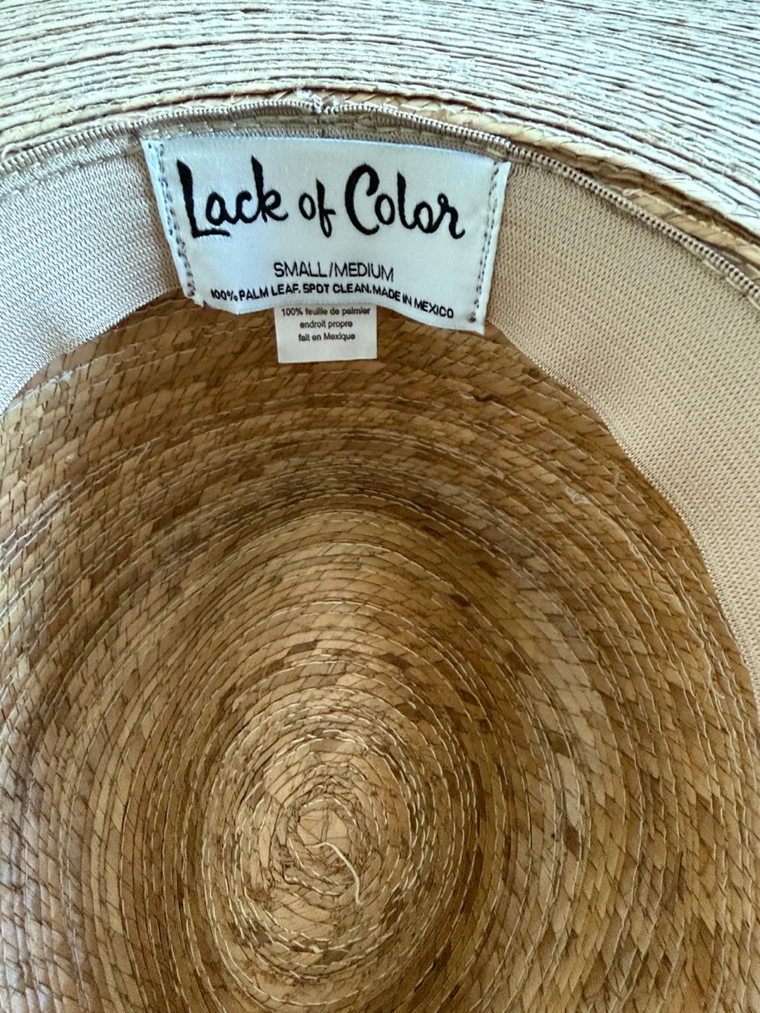 Lack of Color Straw Hat - Small/Medium - photo 2