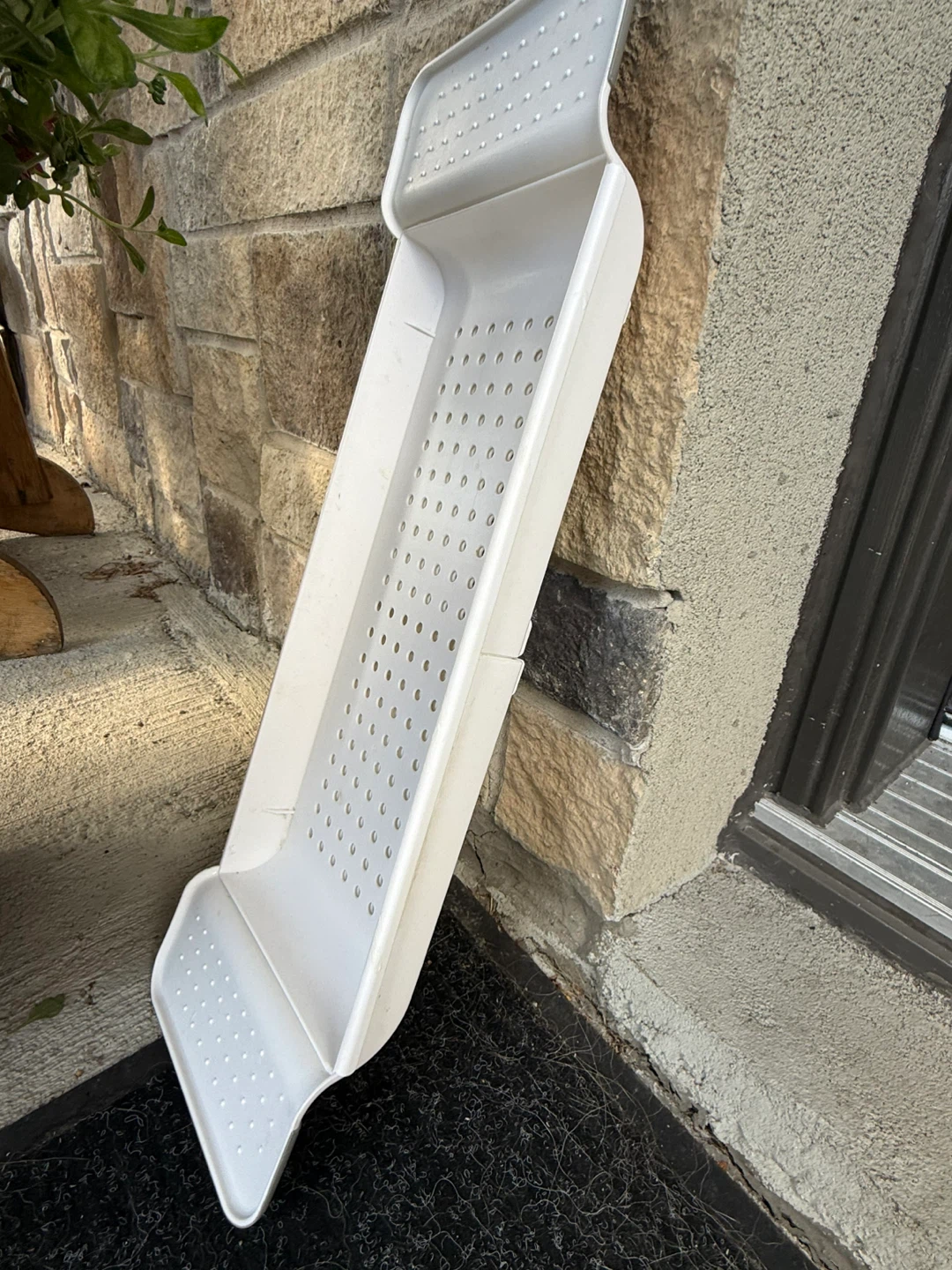 White Plastic Shower Caddy - photo 2