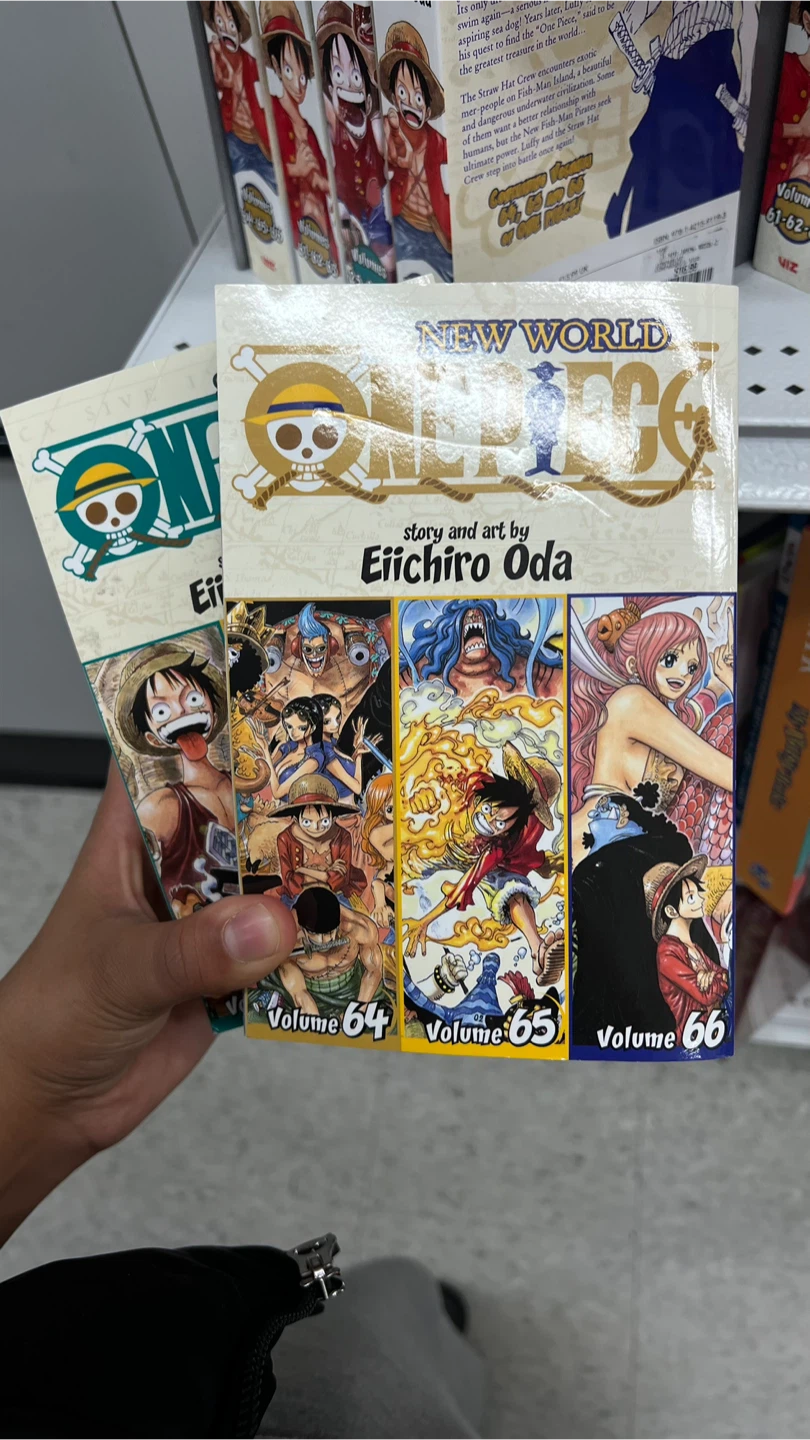 One Piece New World Manga Volumes 64, 65, 66