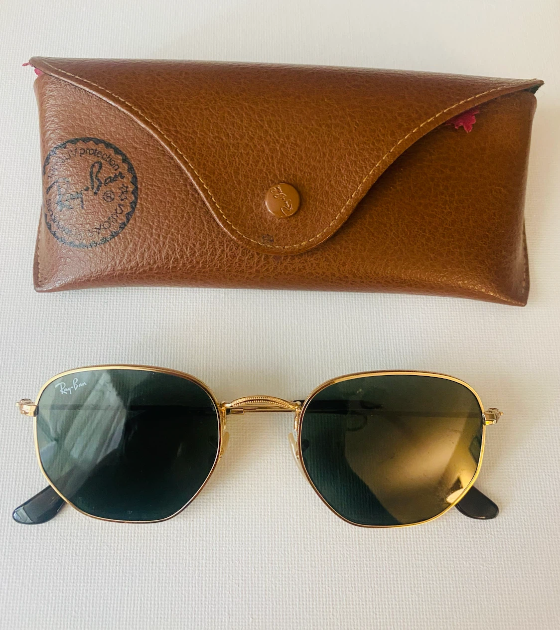 Ray-Ban Hexagonal Sunglasses with Case