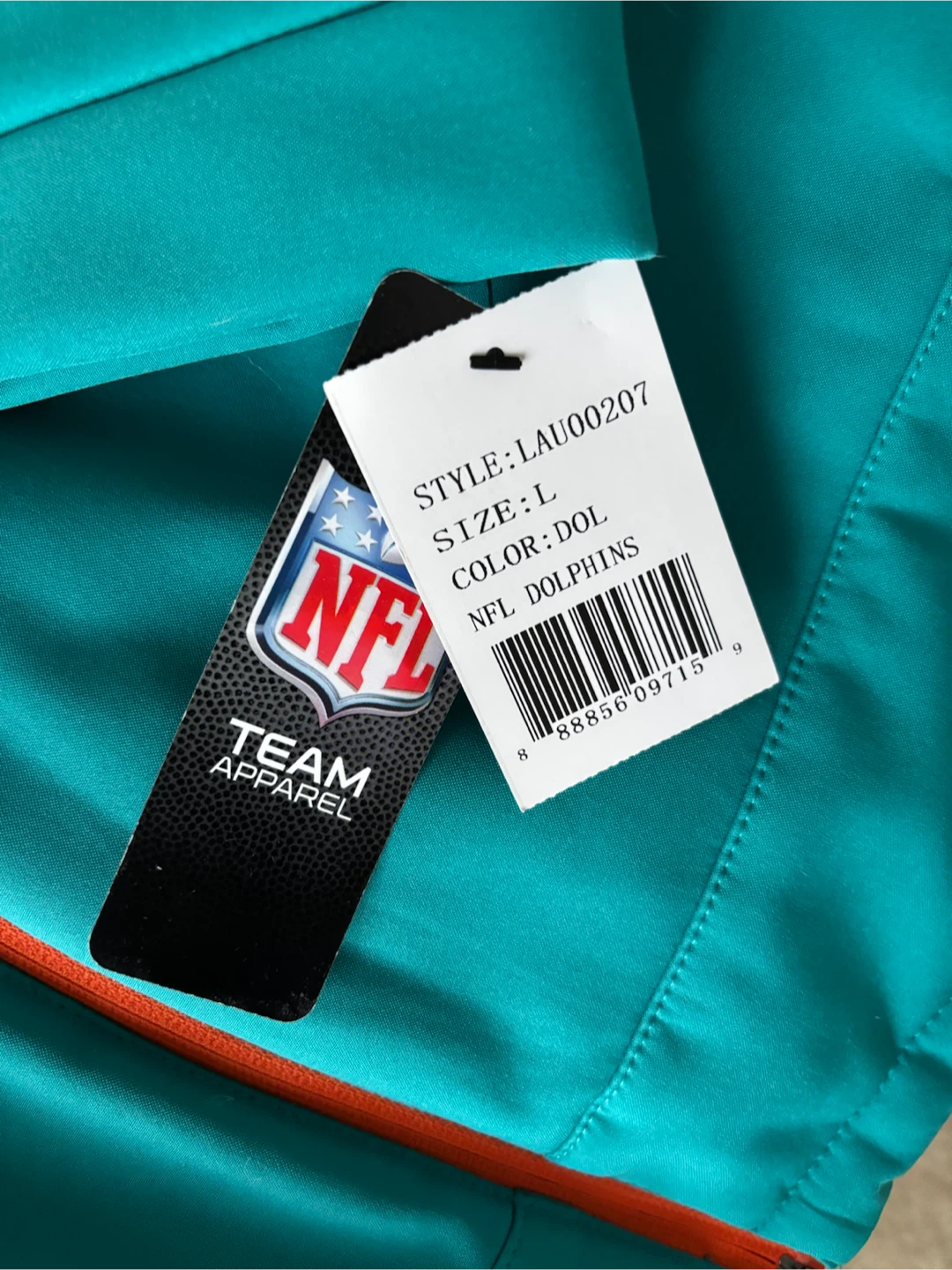 NFL Miami Dolphins Soft Shell Jacket - Size L - photo 3