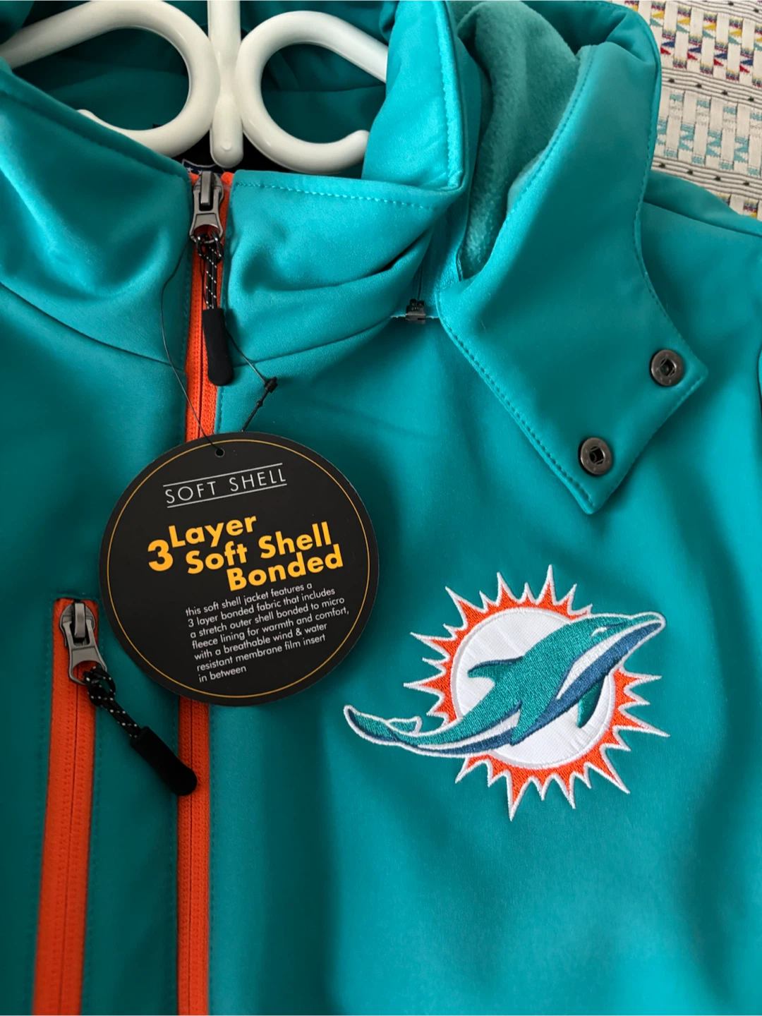 NFL Miami Dolphins Soft Shell Jacket - Size L - photo 4