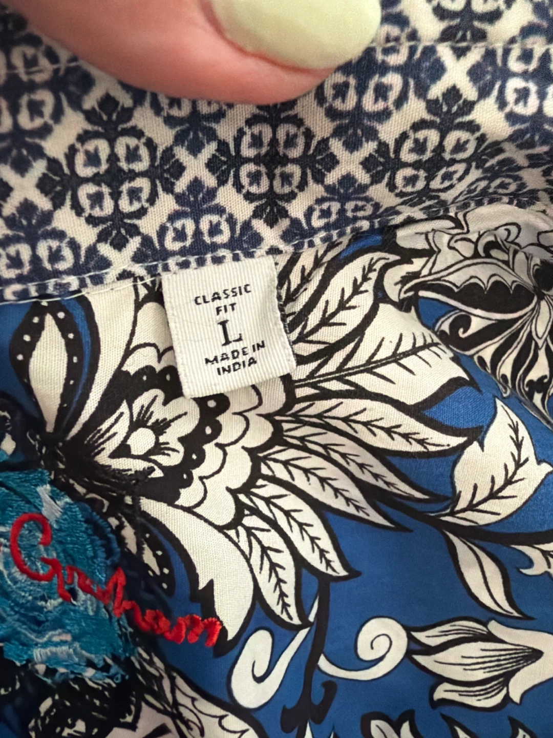 Robert Graham Classic Fit Button-Up Shirt - Size L - photo 2