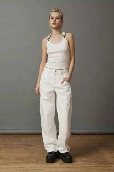 bdg bella baggy jean (white)