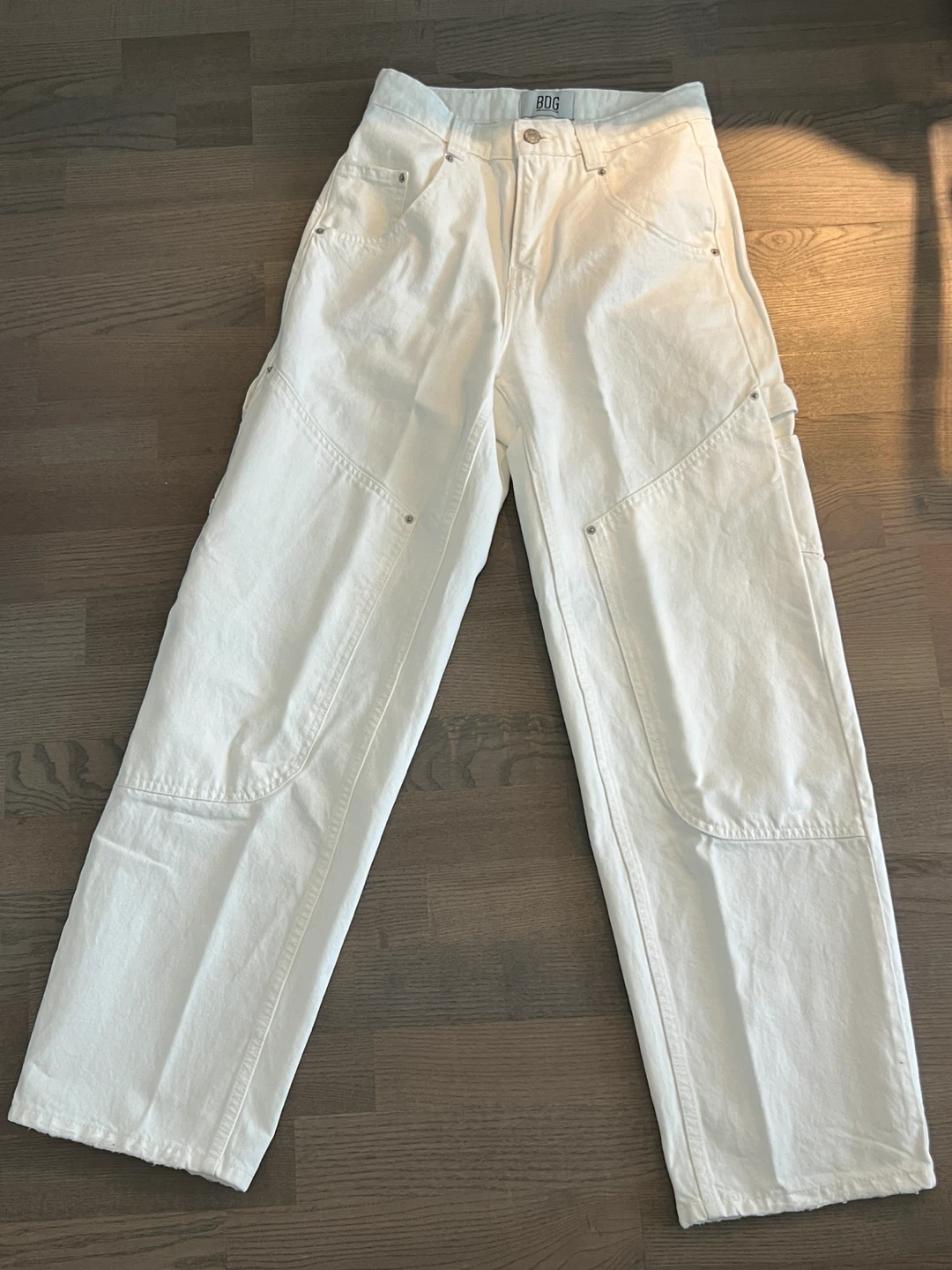 bdg bella baggy jean (white) - photo 3